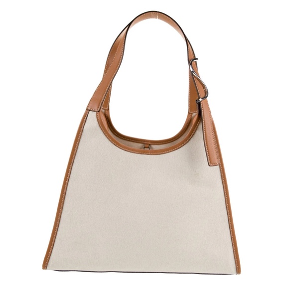 Staud Leather & Canvas Shoulder Bag - Picture 7 of 7